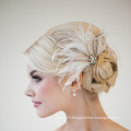 Bridal/Wedding Feather Hairpiece, Bridal Feather Fascinator, Feather Bridal Hairpiece